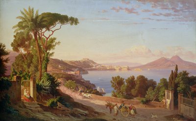 Vue de Naples - Carl Wilhelm Goetzloff